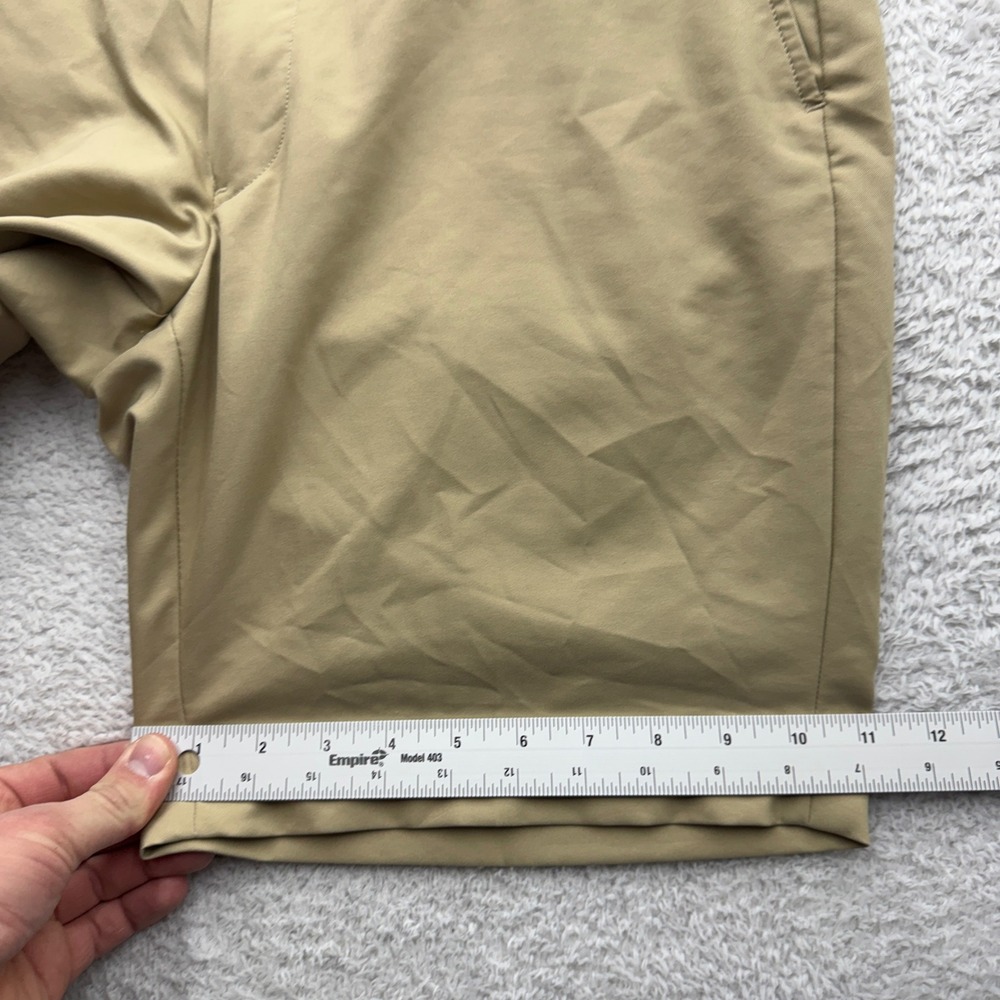 Polo Ralph Lauren Mens 34 Khaki Tan Polyester Performance Golf Chino Shorts - Picture 4 of 8